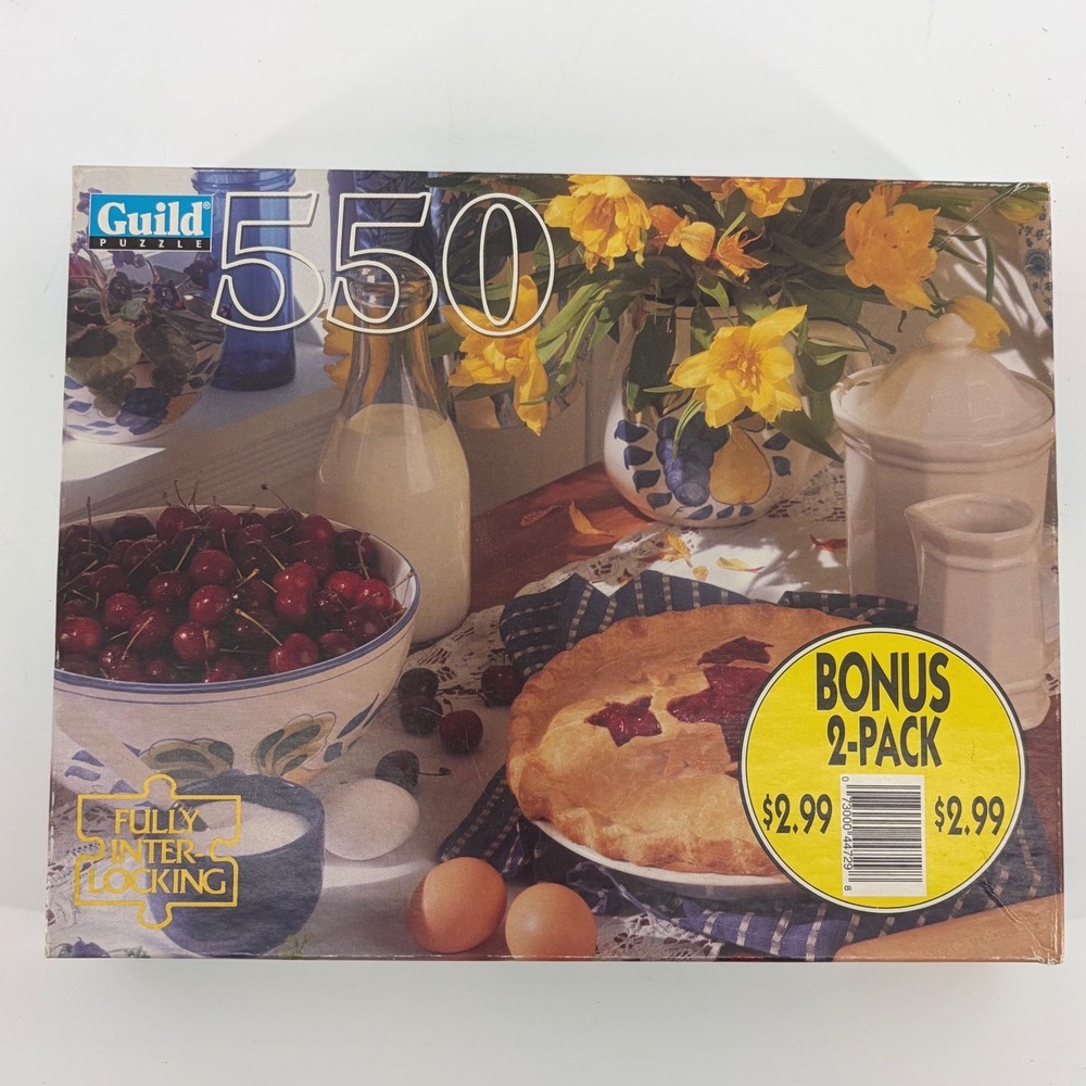Guild Country Kitchen 550 Piece Jigsaw Puzzle 1995 Parker Brothers 44729-5
